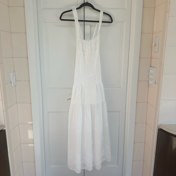 WeWoreWhat White Maxi Dress with Crochet - Picture 8 of 16